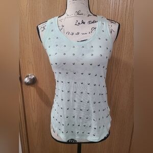 Express Mint Green Studded Tank Top